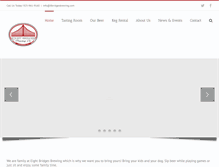 Tablet Screenshot of eightbridgesbrewing.com